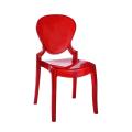 French design transparent plastic PC crystal chair