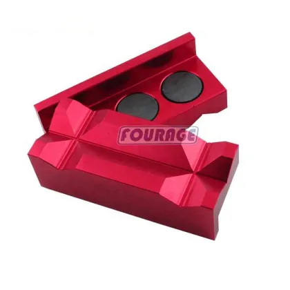 Magnetic Aluminum Vise Block Tools for AN Fitting Adapters