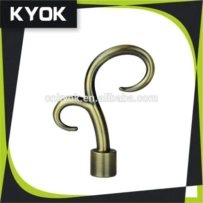 America metal cuetain rod finial