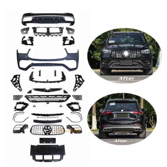 Mercedes Benz W167 AMG Line 2020 Facelift Body Kit Full Set Front Bumper Upgrade to GLE63