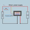 LED 디지털 볼트 미터 100V 10V 듀얼 디지털 디스플레이