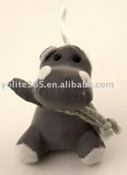 Reflector Key Chain hippo