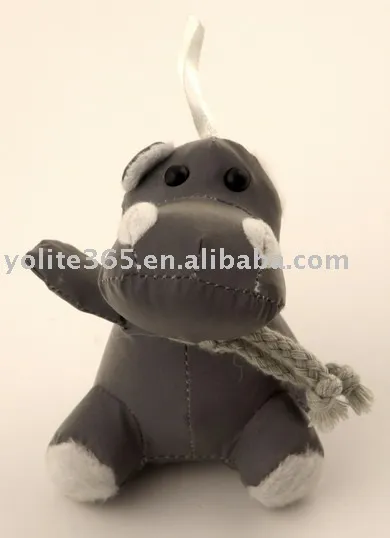 Reflector Key Chain hippo
