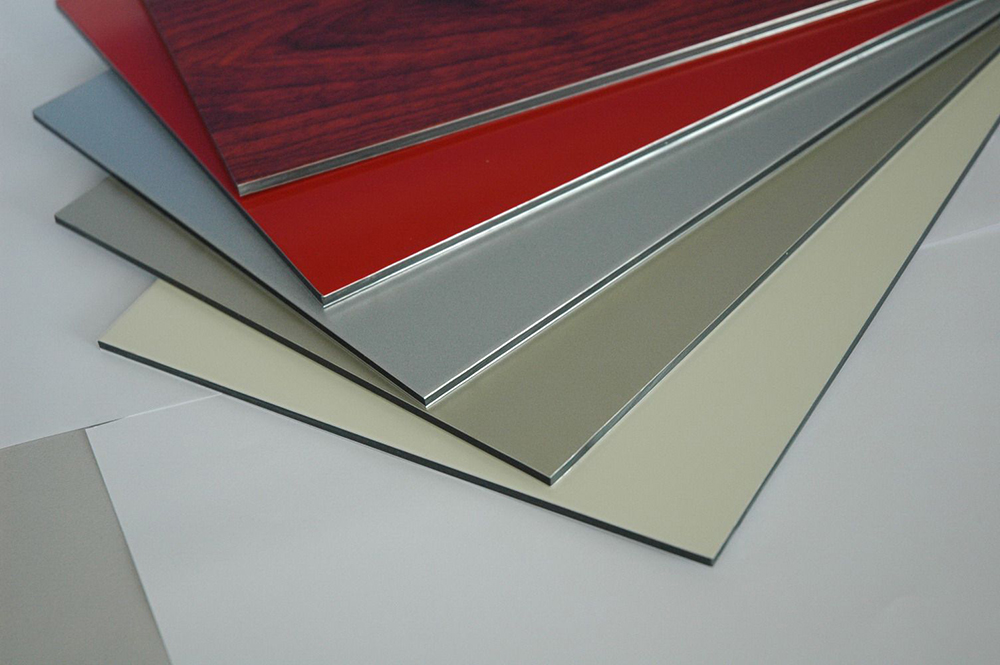 Fireproof Fluorocarbon Aluminum Composite Panel Installed