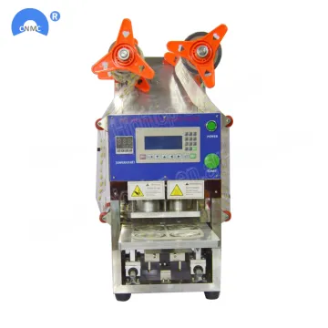Automatic yogurt cup bubble tea sealing machine