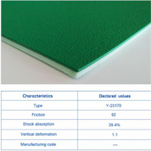 Revêtement de sol de badminton en PVC d&#39;usine