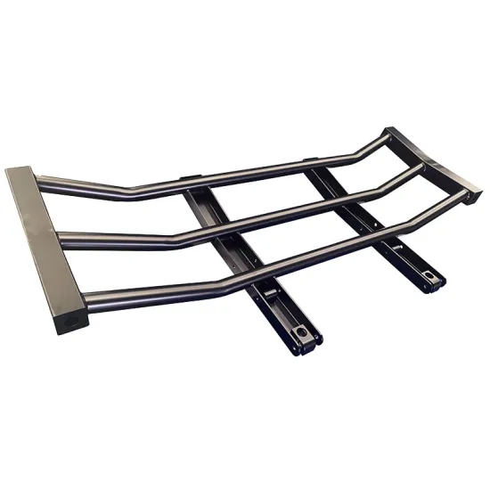 Custom CNC Machined Aluminum Bumper Beam with Anodized Finish