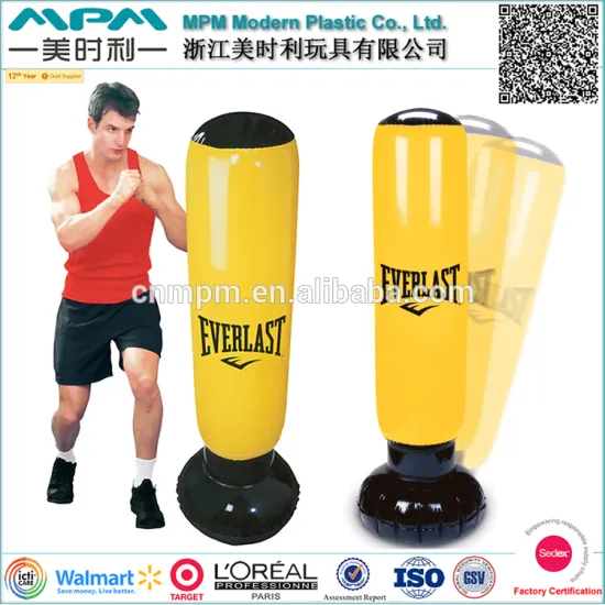 Factory direct supplier custom design inflatable boxing punching bag for adults