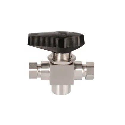 Swagelok 6000psi 3 Way Stainless Steel Female Thread Trunnion Ball Valve