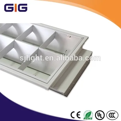 flourescent grid lighting fixture