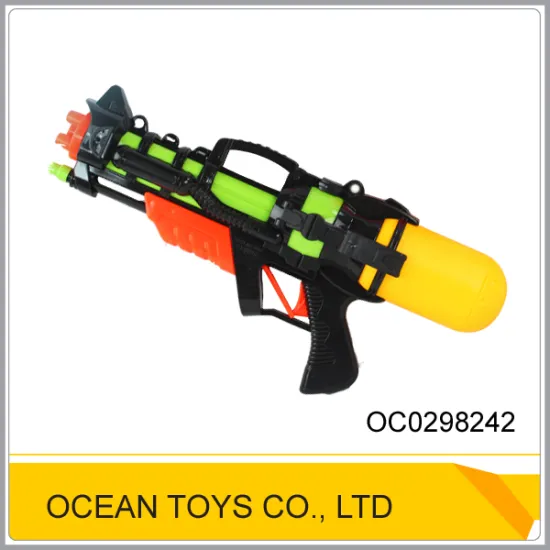 Summer kids toy long range black plastic water gun OC0298242
