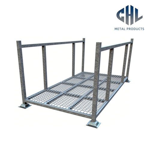 Логистический транспорт Штабелируемая металлическая клетка для поддонов