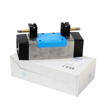 ISO 5599-1 Compliant Festo Pneumatic Solenoid Valve: MFH-5/3G Series 5/3-Way Valve