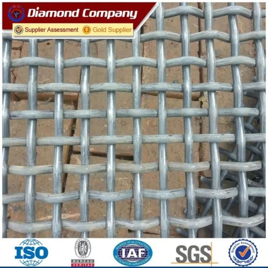 wholesale sieve metal crimped wire mesh