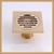 4 inches bathroom brass floor drain from manufacturer