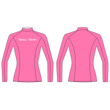 Seaskin Pink Long Sleeve بالإضافة إلى Swim UPF50+ Rashguard