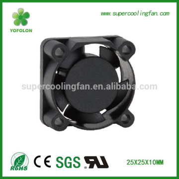 25x25x10mm 5V low noise Mini fan 2510 small toyon dc fan