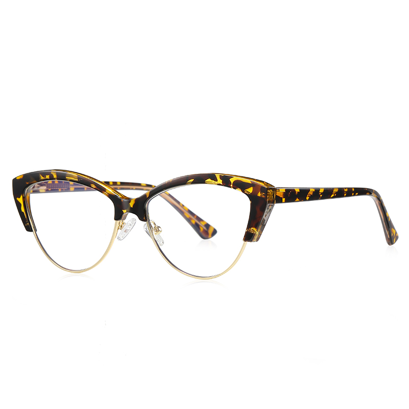 Metal Eyebrow TR90 Eyeglasses