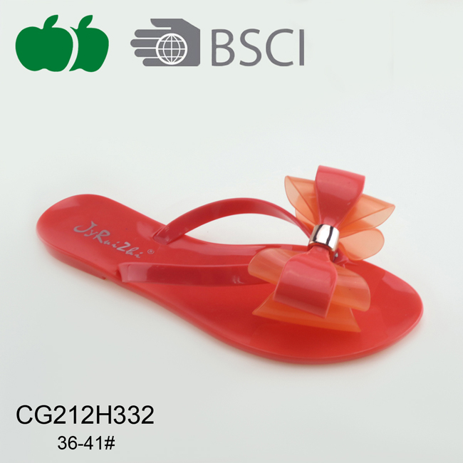 Hot Sale Lady Summer Fashion Pvc Flip Flop