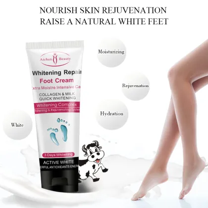 Aichun Beauty Milk Foot Care Cream: Whitening and Repair for Natural Foot Care
