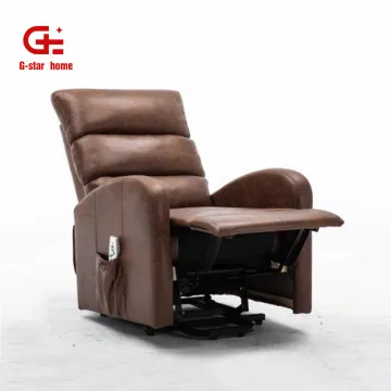 KD PU Leather 6 Point Vibration Recliner Chair for Living Room
