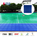 Interlock de baldosas de suelo de cancha de baloncesto Enlio al aire libre