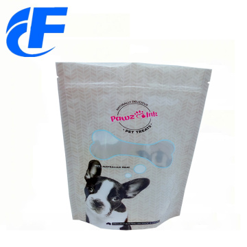 La stampa personalizzata sta sul sacchetto per alimenti per animali domestici