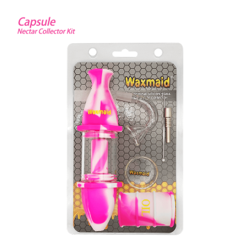 8" Upgraded Capsule Silicone Glass Nectar Collector Kit