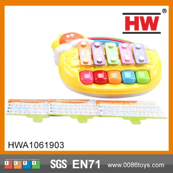 Funny Plastic Kids Toy 5 Keys Learning Piano Keyboard