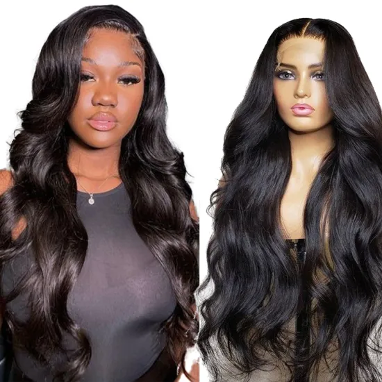 34 36 Long Length Raw Lace Front Wig For Black Women Free Lace Wig Samples Raw Brazilian Cuticle Aligned Hair Lace Closure Wig