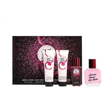 Best Choice 4 in 1 Body Lotion, Body Mist, Perfume & Shower Gel Gift Set for Christmas