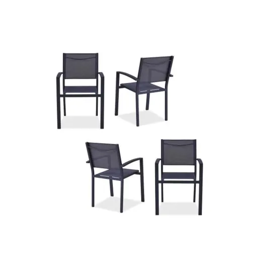 Modern Stackable Iron Garden Chairs - Cheap and Stylish Patio Bistro Chairs