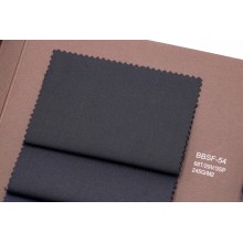 Black Worsted Solution-Dyed TR Fabric