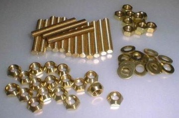 Metal stainless steel hex bolts