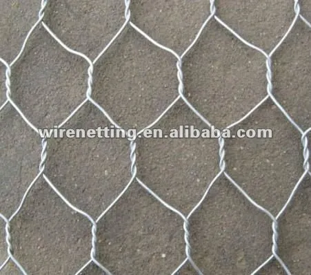 Galvanized and PVC Gabion box (factory)