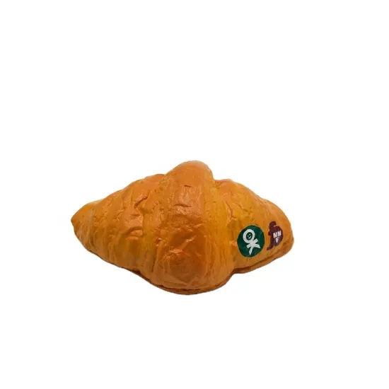 2023 Custom Logo Squishy Croissant Bread Toys: The Perfect Anti-Stress and Promotional Unisex Toy