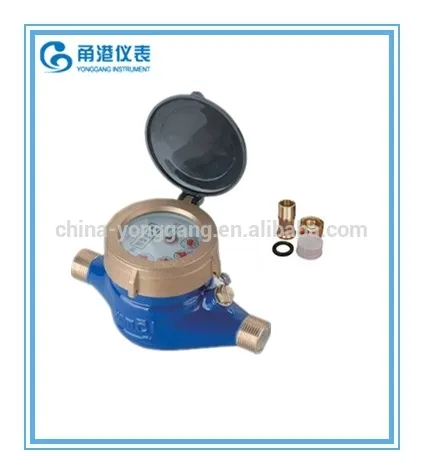China small electric motor lift load/multi jet dry dial hot/cold water meter