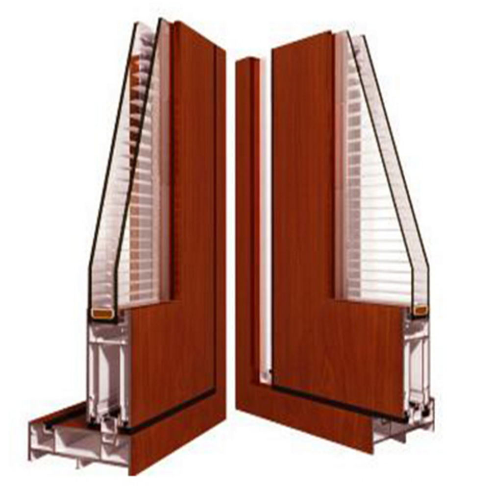 structure of folding doors with shutter