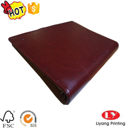 Leather Customized Office Notebook with Pocket