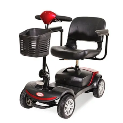 The elderly electric scooter