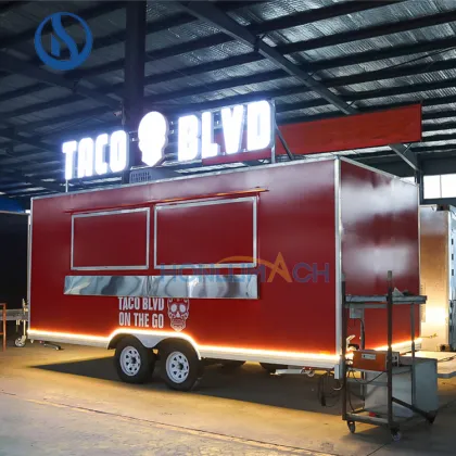Customize Your Hot Taco Fast Food Truck - Mobile Trailer Concession Truck