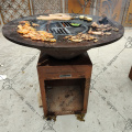 أعلى مبيعات Corten Steel Fire Pit Barbecue Barbecue