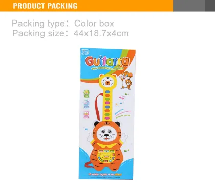 High Quality Plastic 19 Keys Tiger Shaped Toy Musical Instruments Guitar