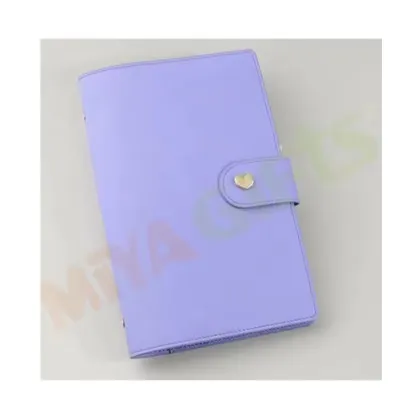 Custom Leather Medium Blue Pebble Sticker Album for Hobonichi