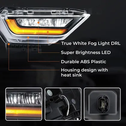 F-150 Front Bumper Fog Lights and Running Lights