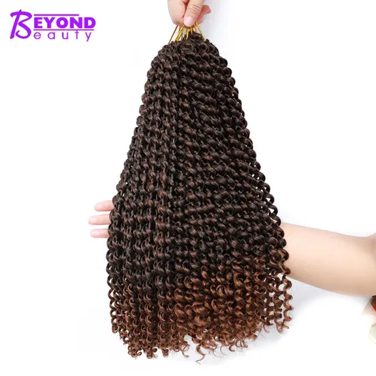 18 inch Long Passion Twist Hair senegalese spring twist hair Crochet Twist Curly freetress Water wave crochet hair private label