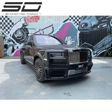 MSY Style FRP Front Bumper, Chin Rear Bumper, Side Skirt Car Tuning Body Kit for RR Cullinan - New Arrival
