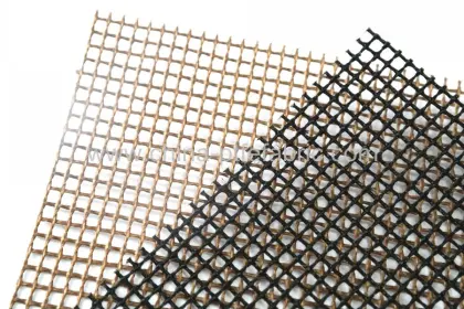 Non-stick baking mat of brown color