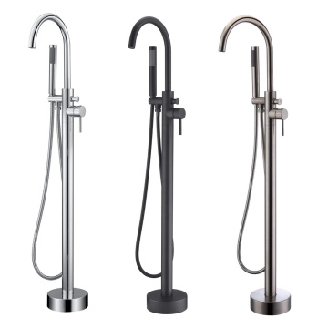 Brass Bathroom Bathtub Faucet Shower Mixer with Handheld