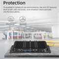 12V/24V/36V Fanless Industrial Mini PC I7 1195G7 GPIO